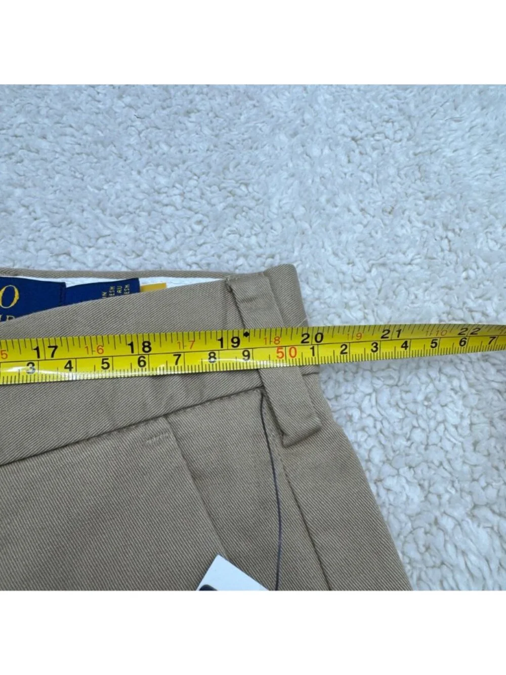 NWT $115 Polo Ralph Lauren Men's Stretch Straight Fit Pants In Khaki, Size 38/30 - Picture 8 of 11